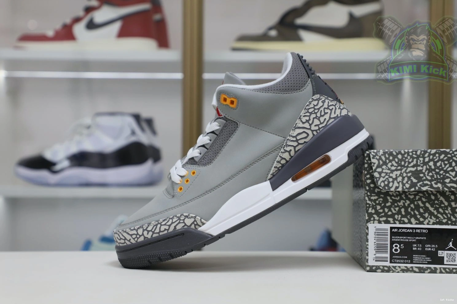 1st Kicks Shoes 1892 Kimikick retro GoAnywhere Air Jordan 3 Jordan 1203